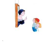 Лиза и Зузу в картинной галерее. Liza and Zuzu at the Art Gallery